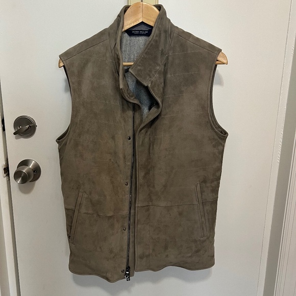 Peter Millar Crown Crafted Suede Vest